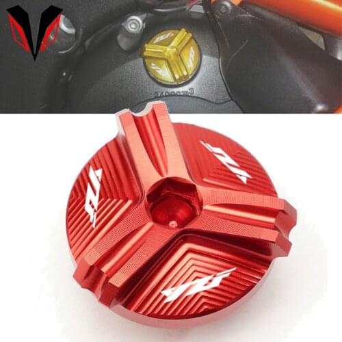 For Yamaha R1 R3 R6 YZF-R3 YZF-R6 YZF-R1 YZF-R25 Motorcycle Engine Oil Filter Cap Plug Cover Filler Screw CNC accessories