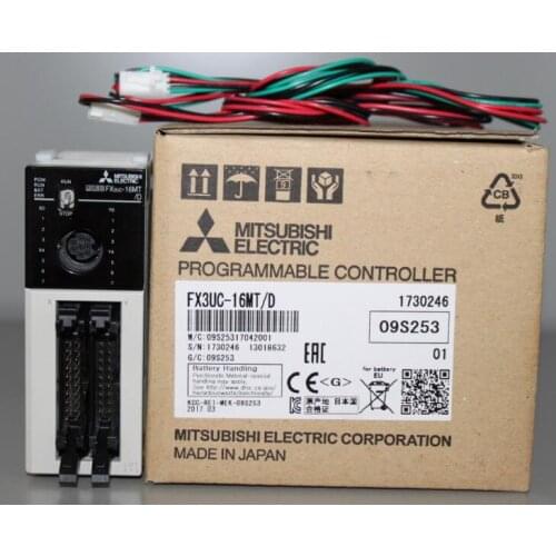 FX3UC-16MT/D DC24V | 16 | DI 8 | DO 8 FX3U series basic unit
