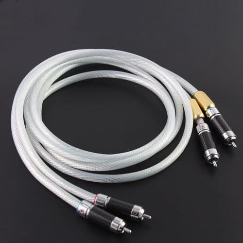 HiFi Audio Line Nordost Bmdz MK2 Silver Plated RCA Cable for Amplifier CD DVD Player