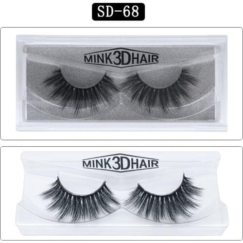 Xinleyong Beauty mink eyelashes 3D MINK False Eyelashes Messy Cross Dramatic Fake Eye Lashes Professional