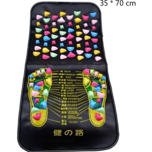 Feet Massage Pad Chinese Feet Reflexology Walk Massage Stone Feet Pain Relieve Mat Pad Feet Health Care Massager Cushion