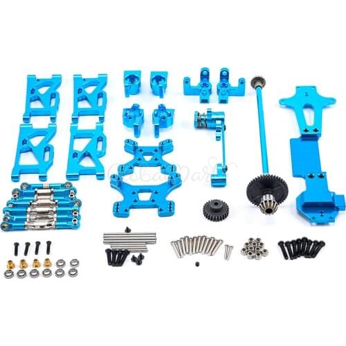 RC Car Upgrade Spare Parts Metal C Seat Steering Cup Swing Arm Central Drive Shaft Second floor Board for WLtoys 1:14 144001