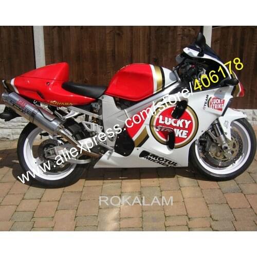 Fairing For Suzuki TL1000R 1998 1999 2000 2001 2002 2003 98-03 Red White Bodywork Fairings (Injection Molding)