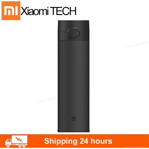 Original Xiaomi Mijia Thermos Cup 2 Generation 480ml Capacity Elastic Switch Travel Portable Water Cup Stainless Steel 0228