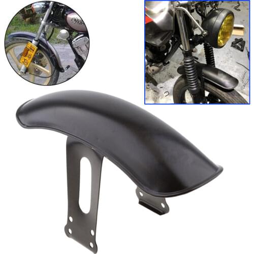 32cm Motorcycle Front Fender Mudguard Mud Guard Steel for Honda CG125 Motorcycle Motorbike Front Fender Cover Black Dropshipping