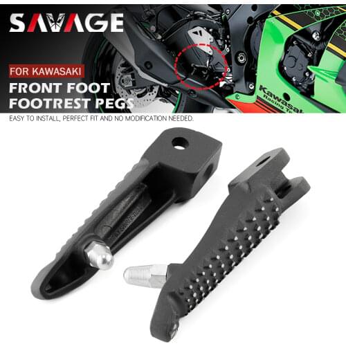 Front Footrest Foot Pegs For KAWASAKI Z400 NINJA 400 2019-2020/ ZX-10R ZX10R 2011-2020 Motorcycle Accessories Rider Foot Pedal