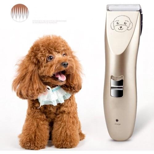 Professional Pet Cat Dog Hair Trimmer Rechargeable Animal Grooming Clippers Shaver Electric Scissors Dogs Hair Cutting Machine