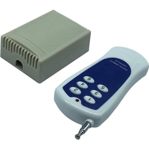 XR-116 DC12V 6-Channel Wireless Remote Control Switch 433MHz High-Power Receiving Relay Module Motor Control