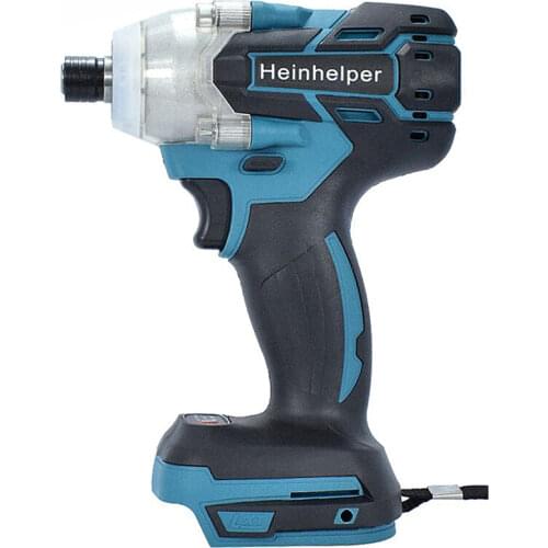 20V Cordless Electric Impact brushless Wrench Rechargable Screwdriver Drill Driver Power Tools LED Light For 18V Makita Battery