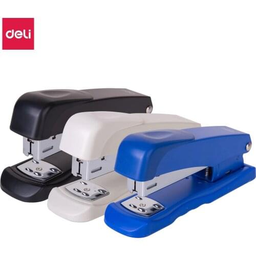 DELI E0316 Stapler All metal structure smooth stapling use staples 24/6 & 26/6 Office supply