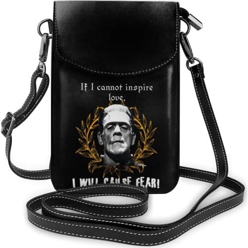 Frankenstein Shoulder Bag Reusable Leather Travel Women Bags Student Fashion Purse