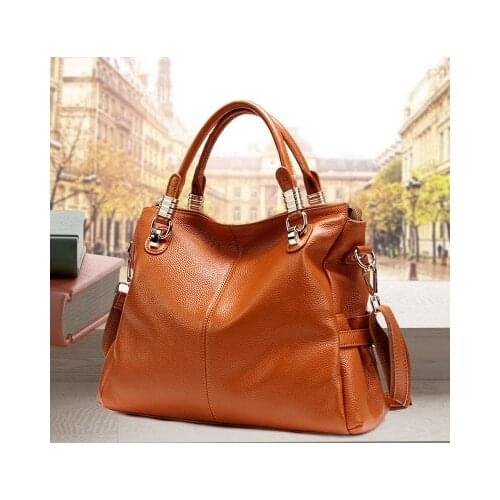 Genuine Leather Bag Female Luxury Handbags Women 2P0951 best in the market