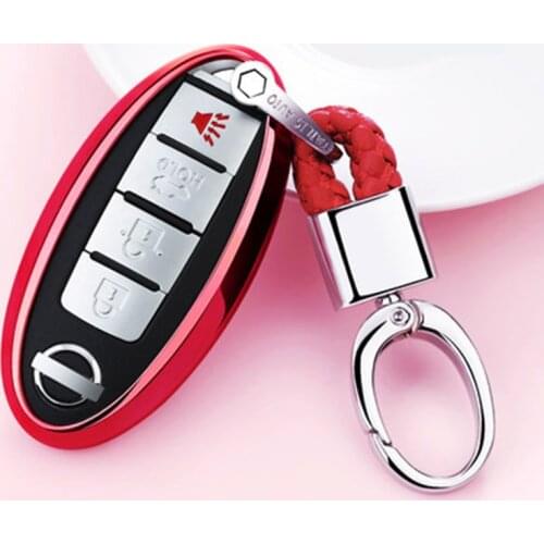 TPU Car Key Cover Case For Nissan Qashqai J10 J11 X-Trail t31 t32 kicks Tiida Pathfinder Murano Note Juke Infiniti keyless