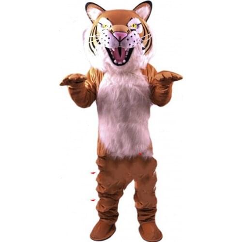 Tiger Mascot Costume Suits Cosplay Party Fancy Dress Outfits Advertising Promotion Carnival Halloween Xmas Adults Size Parade A