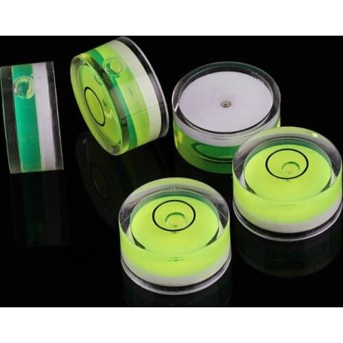 5pcs Round Bubble Level Mini Spirit Level Bullseye Level Measurement Instrument