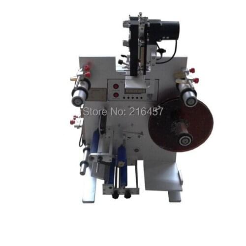 Free ship New Automatic Round bottle labeling machine, double labels labeler,PLC operation control te