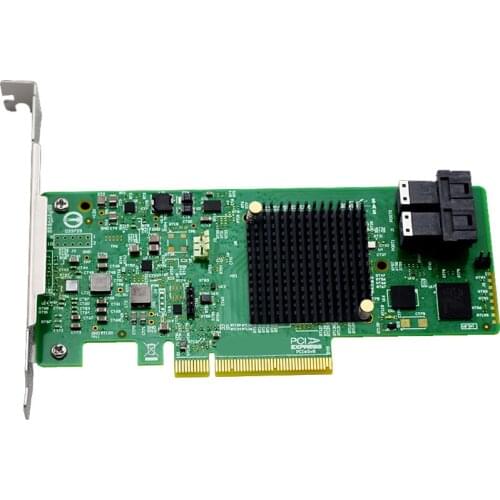 FANMI LSI SAS3008 9311-8i OEMs 8 Port RAID0.1.1e.10 SFF8643 NO Cache HBA PCI-E3.0 X8 Controller Card ,SAS Cable not included