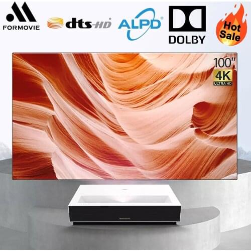 Fengmi Formovie 4K Cinema C2 Laser Projector 2200 ANSI Lumens ALPD 3.0 5G WiFi Android 9.0 100" Display Bluetooth 4.2 Laser TV