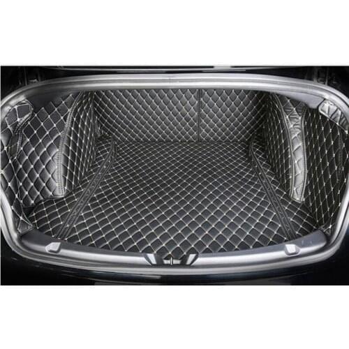 Good quality! Special car trunk mats for Tesla Model 3 2021 durable cargo liner luggage mats boot carpets for Model 3 2022-2019