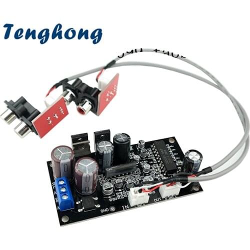 Tenghong Tape Drive Preamplifier Board With JRC2150BBE Treble Bass Effect Processing MM MC Phono Amplifier For Audio Sound DIY