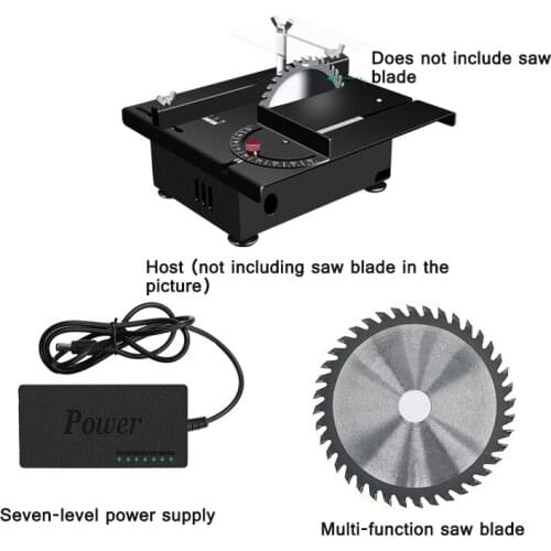 Mini-Precision Table Saw 12-24V Woodworking Can Be 0~90°Multi-Angle Cutting Sliding Table Saw Multi-Function Cutting Machine