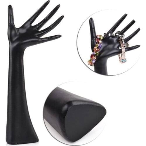 Fashion Women Mannequin Hand Arm Display Base Female Gloves Rings Watches Necklace Bracelet Jewelry Model Stand