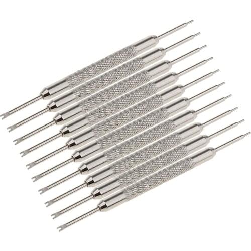 10 Pieces Stainless Steel Watchmakers Tools Watch Repair Kit