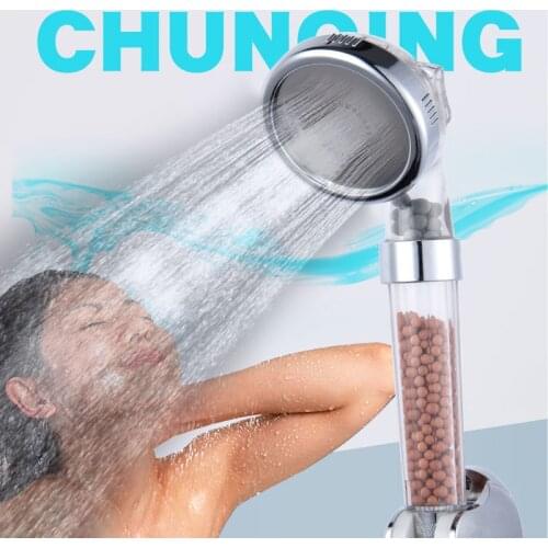 Bathtub shower adjustable shower nozzle high pressure water-saving bathroom filter shower shower products