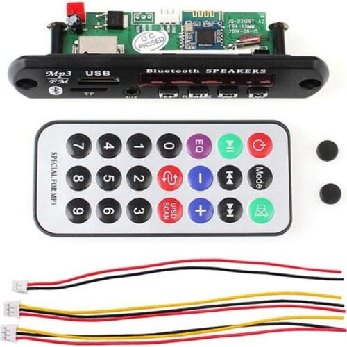 Bluetooth Decoder Board Automobile MP3 Player FM Radio Bluetooth 5.0 Speaker Module Audio Decoder Board 2020