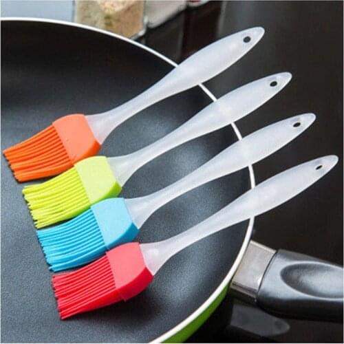 Silicone Baking Bakeware Bread Cook Brushes Pastry Oil BBQ Basting Brush Tool Color Random