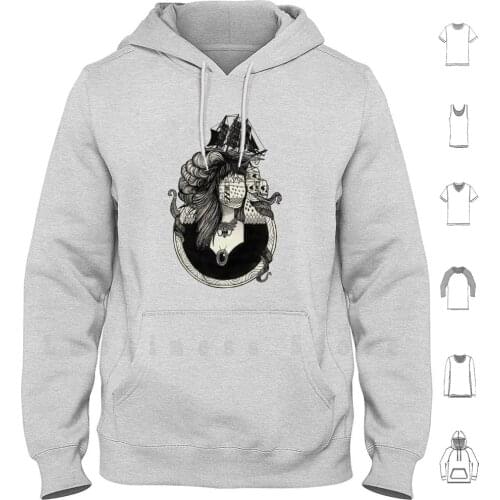 Lady Light. hoodies long sleeve Lighthouse Headlight Sailing Ship Ship Pirate Lady Joreeman Skull Octopus Kraken