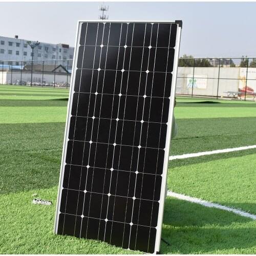 High Quality Waterproof And Anticorrosive 30MM Thickness Aluminum Frame 100W Rigid Solid Panel 12V 18V Battery Charger