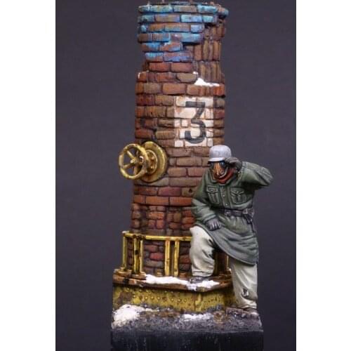 1/35 Soldiers and Scenes, Resin Model Soldier GK, World War II military theme, Unassembled and unpainted kit