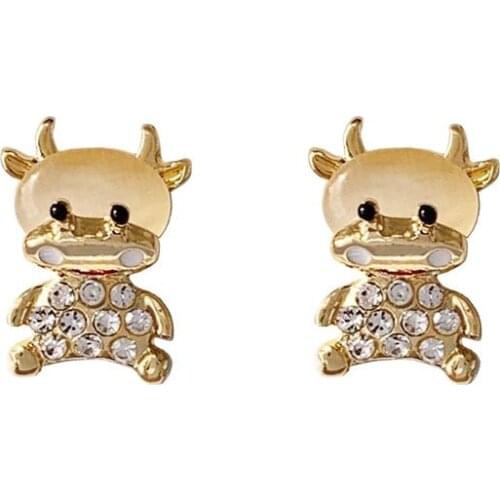 10 pair /lot jewelry fashion jewelry metal alloy anime cattle earrings for women