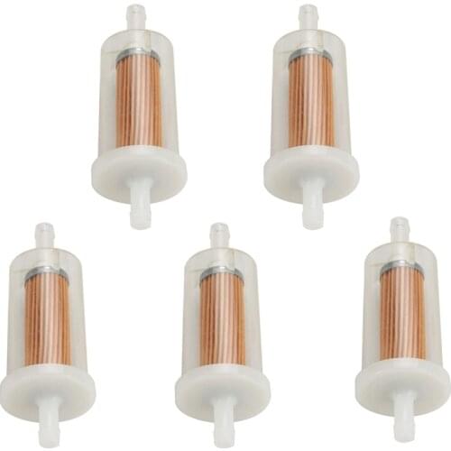 5pcs 695666 Fuel Filter for Briggs and Stratton 845125 691035 493629 5065 5065D 5065K Engine