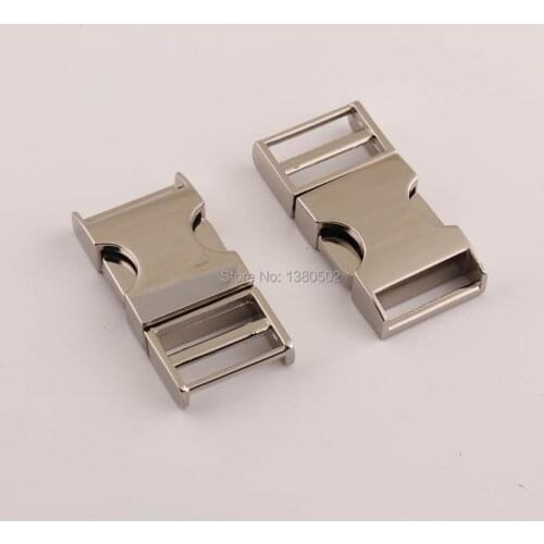 6pcs/lot 18mm inner metal Release Buckle Automatic Adjustable For Belt Garment Safety seat accessories