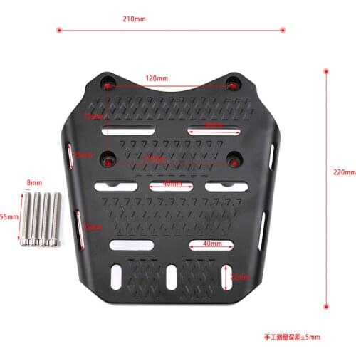 For Honda PCX 125 150 PCX150 PCX125 Motorcycle Rear Storage Box Luggage Case Rack Support Cargo Holder Shelf Panel Bracket 14-20