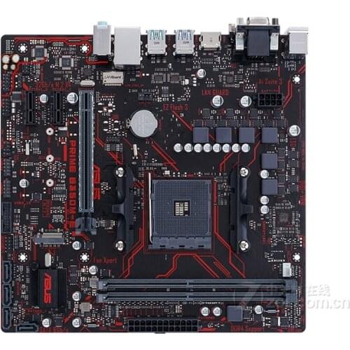 Free shipping original motherboard for ASUS PRIME B350M-E Socket AM4 DDR4 USB3.0 64GB SATA3 B350 Desktop Motherboard