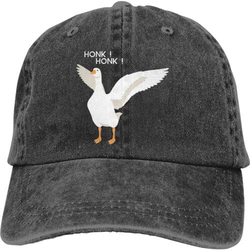 Honk Goose Honk The Horrible Goose Baseball Cap cowboy hat Peaked cap Cowboy Bebop Hats Men and women hats