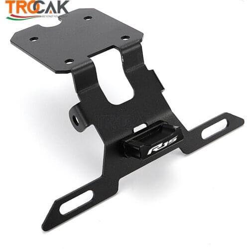 Motorcycle Tail Tidy Fender Eliminator Registration License Plate Holder LED Light Fits For YZF R15 V3 V3.0 R125 2017 2018 2019