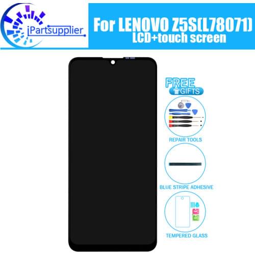 For LENOVO Z5S LCD Display+Touch Screen 100% Original Tested LCD Digitizer Glass Panel Replacement For LENOVO Z5S（L78071