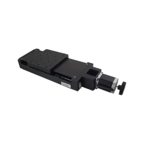 PT-GD150 (50-500) Precise Electric Translating Platform, X axis Optical Station Motorized High Precision Linear Stage