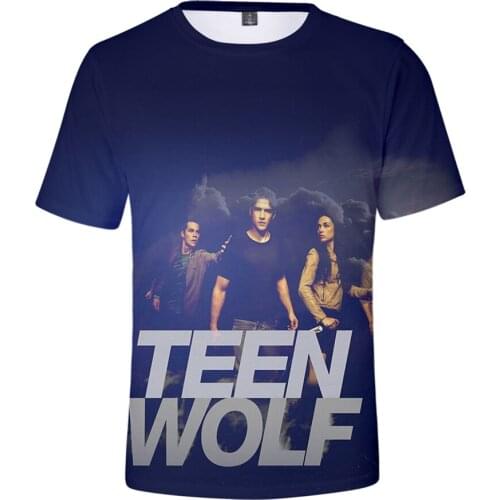 Een Wolf 3D Printed T-shirt Men And Women Fashion TV Series Teen Casual Short Sleeve Hip Hop Shirts Summer Harajuku Top Clothes