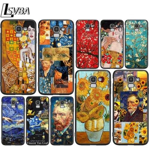 Van Gogh Painting for Samsung Galaxy J2 J3 J4 Core J5 J6 J7 J8 Prime duo Plus 2018 2017 2016 Silicone Phone Cover