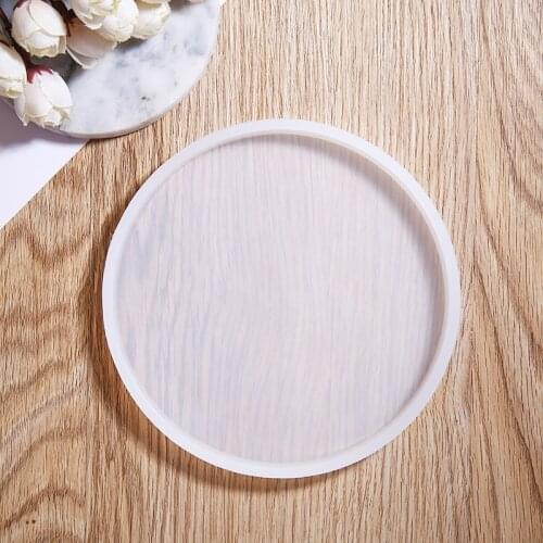 Round Clear Silicone Coaster Molds Circle Coaster Pan Resin Epoxy Mould For DIY Handmade UV Craft Glass Mirror Crystal Casting