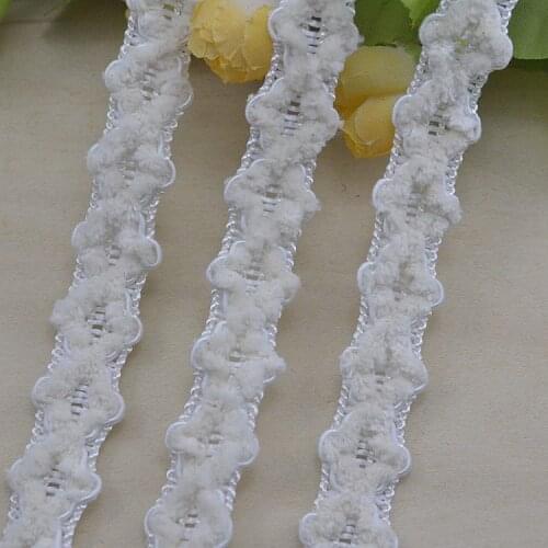 20Metres/lot DIY 100% Cotton Lace Ribbon Sewing Tape Beige Lace Webbing Lace Trim Garment Curtain Accessories Cintas Y Blondas