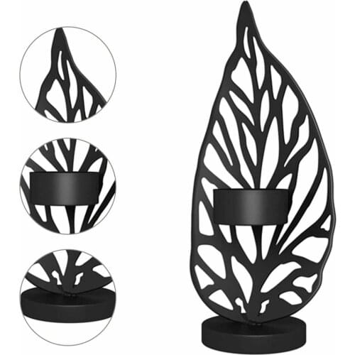 Metal Iron Candle Holder Hollow Vintage Candlestick Wedding Candle Holders Home Decor Lighting Party Centerpiece Decoration