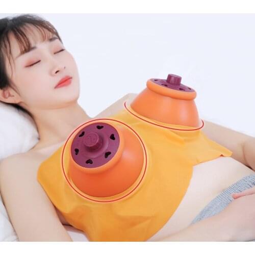 New Palace Moxibustion Cans Set Breast Navel Smokeless Moxibustion Box Body Massage Moxa Therapy Device Warm Women Health Care
