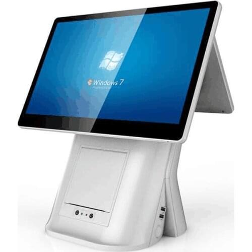 New 15.6" + 11.6" or VFD Dual Screen POS System All in One Windows/Android POS Machine