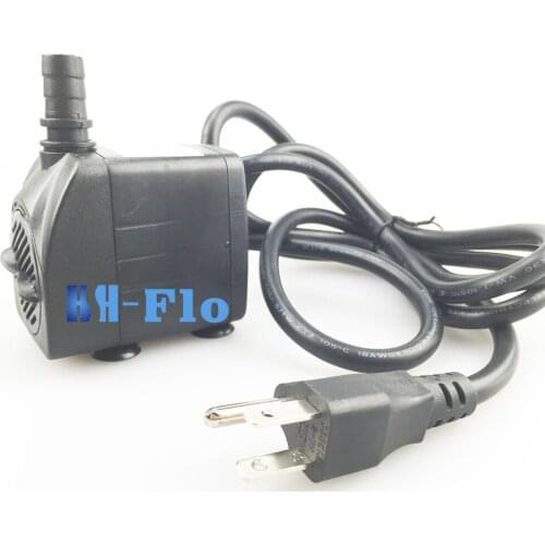 212GPH Submersible Water Pump For Aquarium Fish Tank Pond Fountain 110V 60Hz